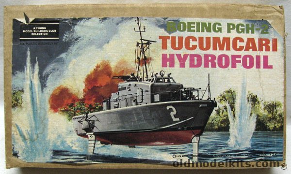 Aurora 1/84 Boeing PGH-2 Tucumcari Hydrofoil - Young Model Builders Club Issue, 752 plastic model kit
